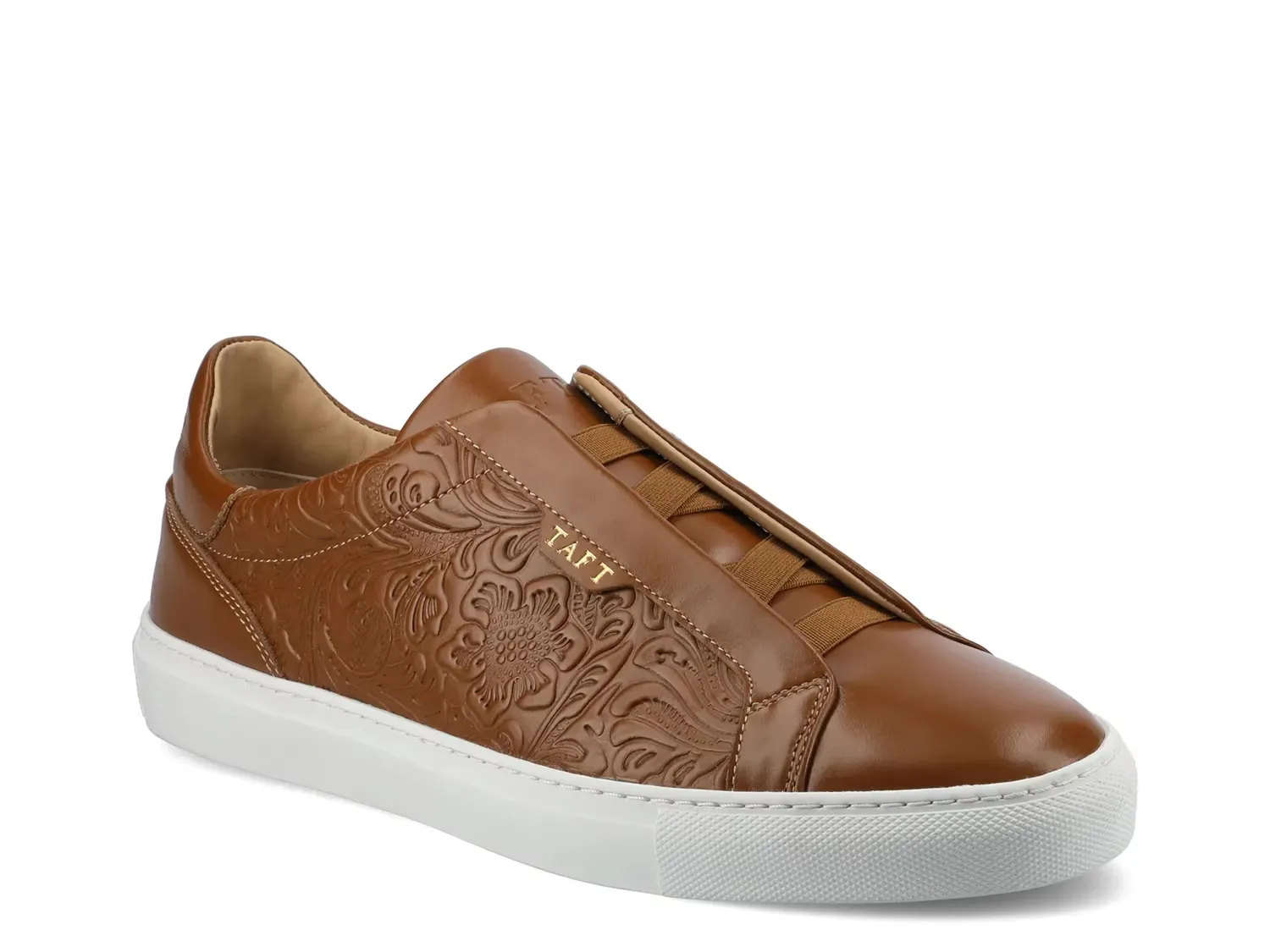 

Слипоны James Taft, Dark Brown Floral Embossed