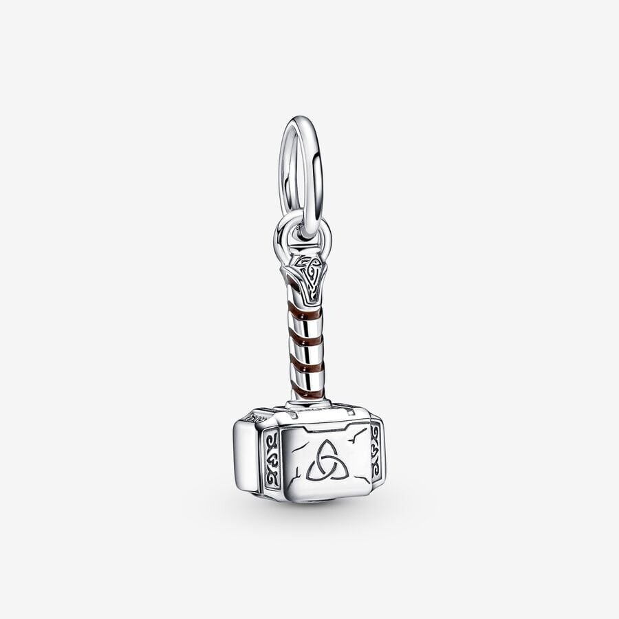 

Шарм Pandora Marvel The Avengers Thor's Hammer Dangle, серебро