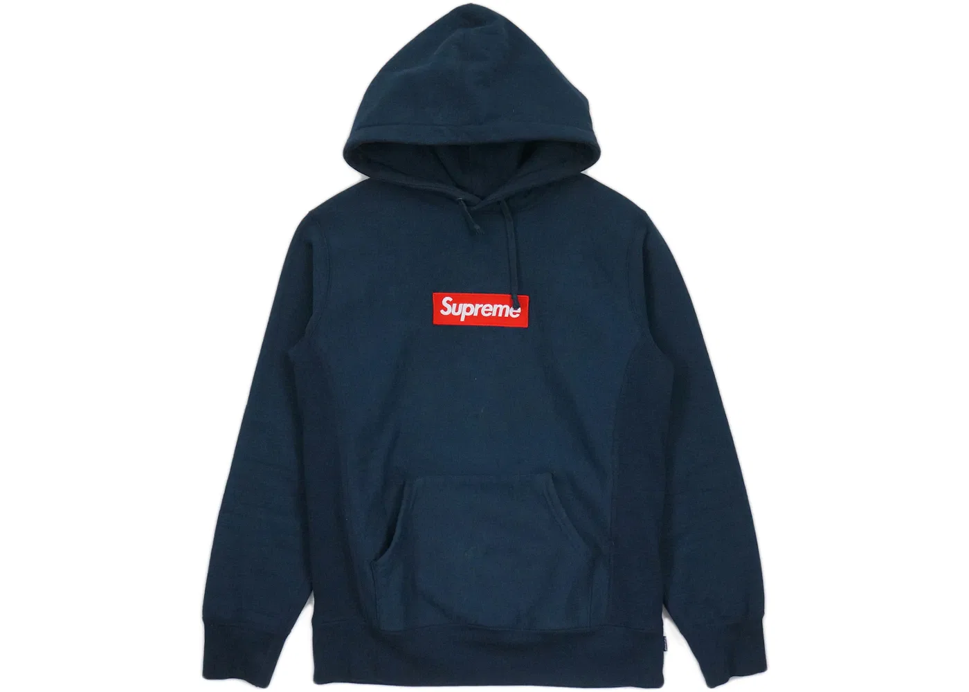 Мужской худи Supreme Box Logo, Navy