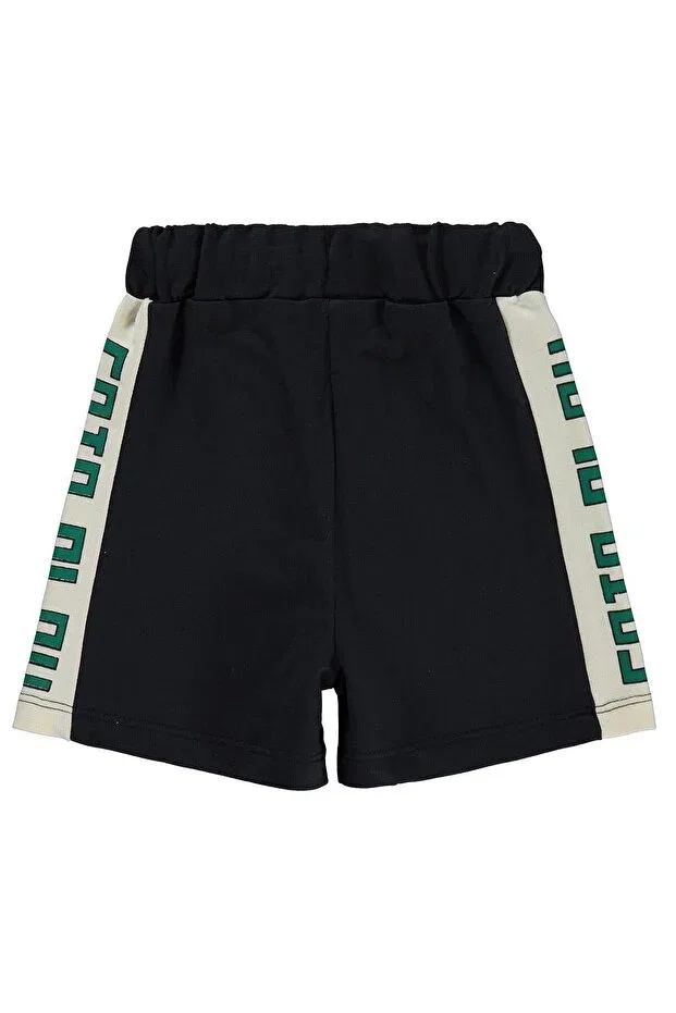 Детские шорты для мальчиков с принтом Fair Play Printed Capri Civil Boys, Smoke Grey — фото 2