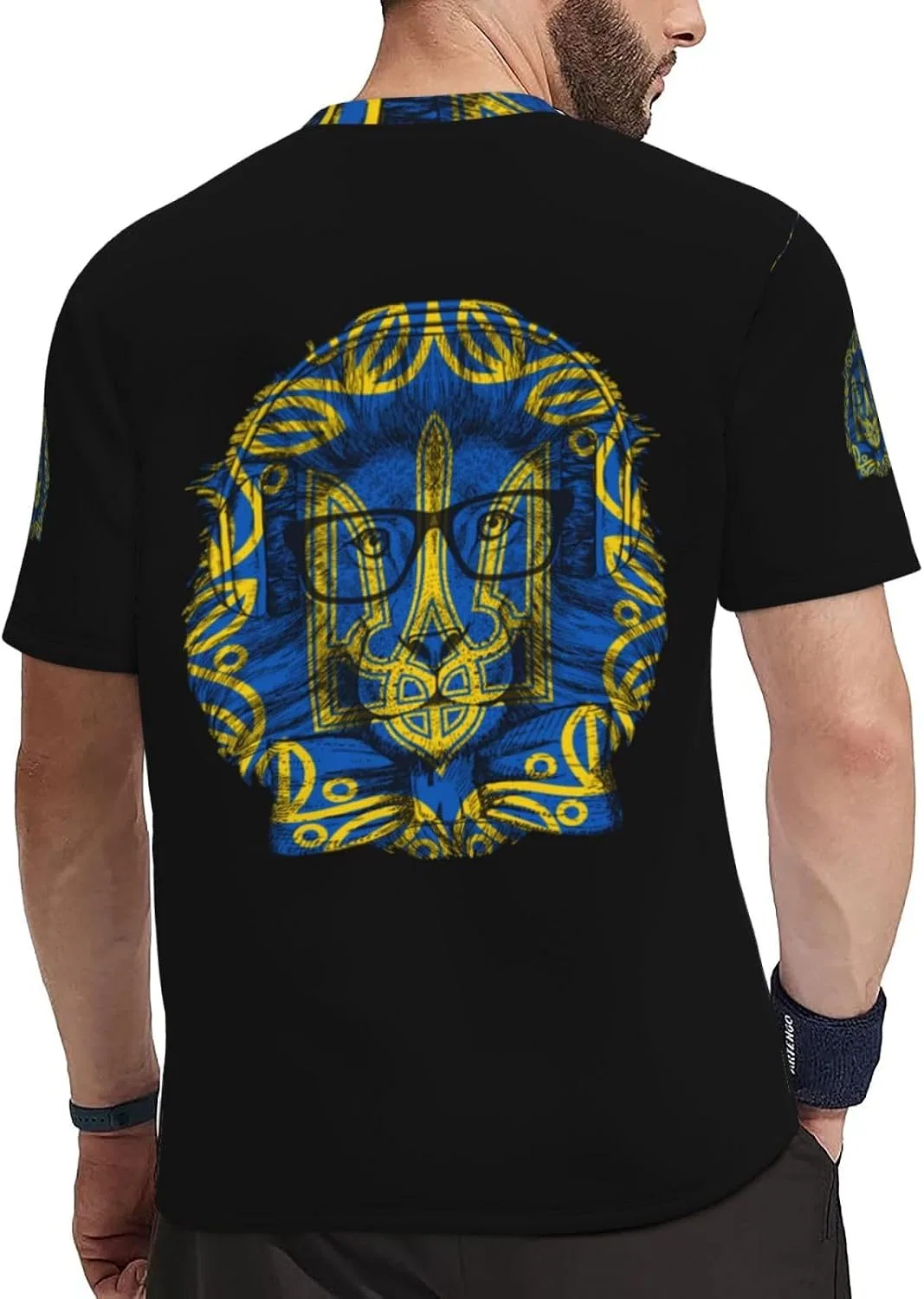 Мужская быстросохнущая футболка Mesh, Black — фото 3
