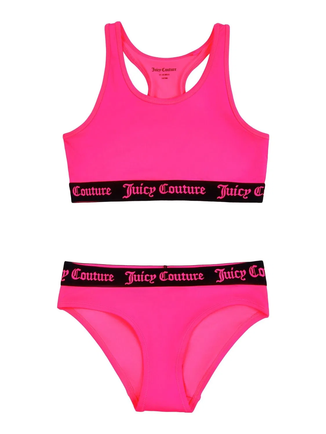 Купальный костюм Juicy Couture Pink Logo Elastic, розовый