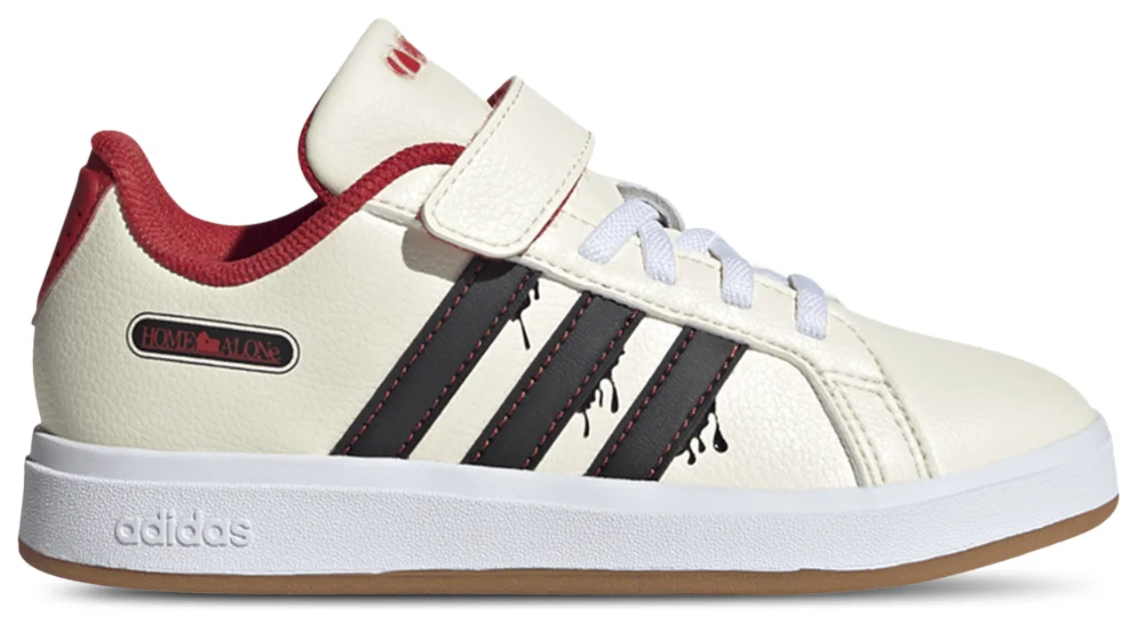 Кроссовки для мальчиков Disney Home Alone Grand Court Adidas, цвет Cream White/Core Black