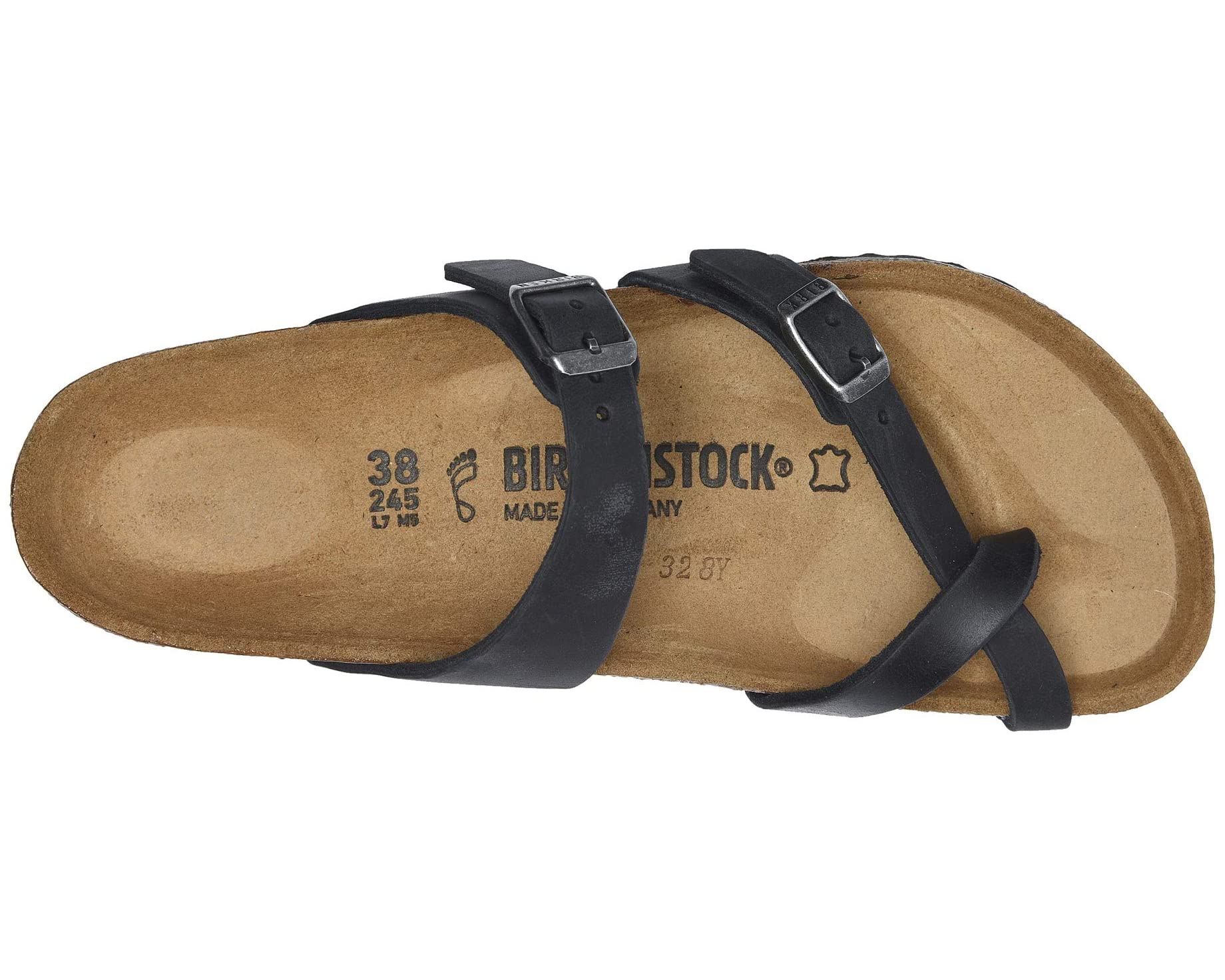 Сандалии Mayari Oiled Leather Birkenstock, кожа - фото