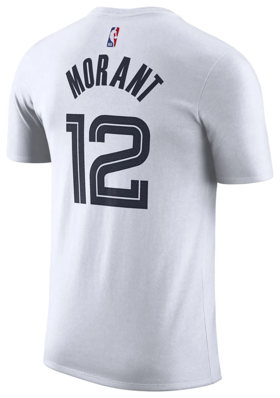 Футболка мужская Essential Statement NN Memphis Grizzlies Nike, цвет White/Multi — фото 2