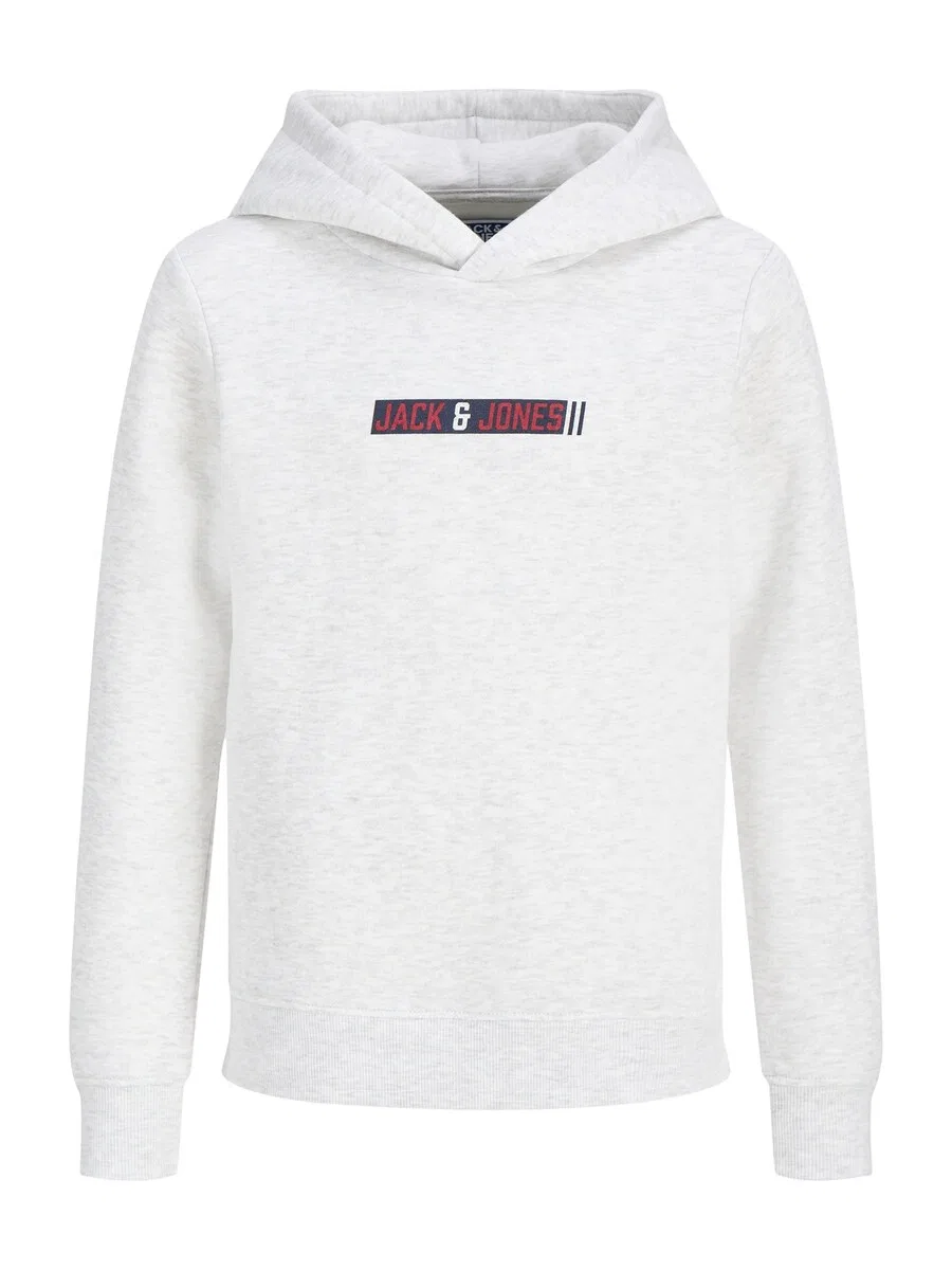 Детская толстовка Jack & Jones Junior 'JJMUNK' в бело-пятнистом цвете