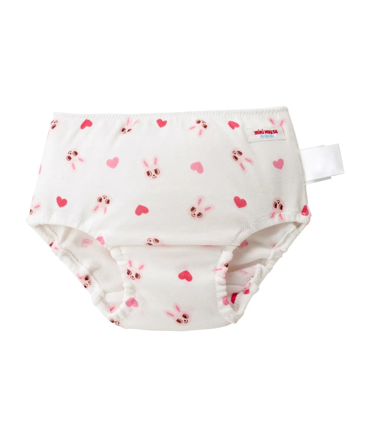 Детские трусы для девочек с принтом MIKI HOUSE, Белый
