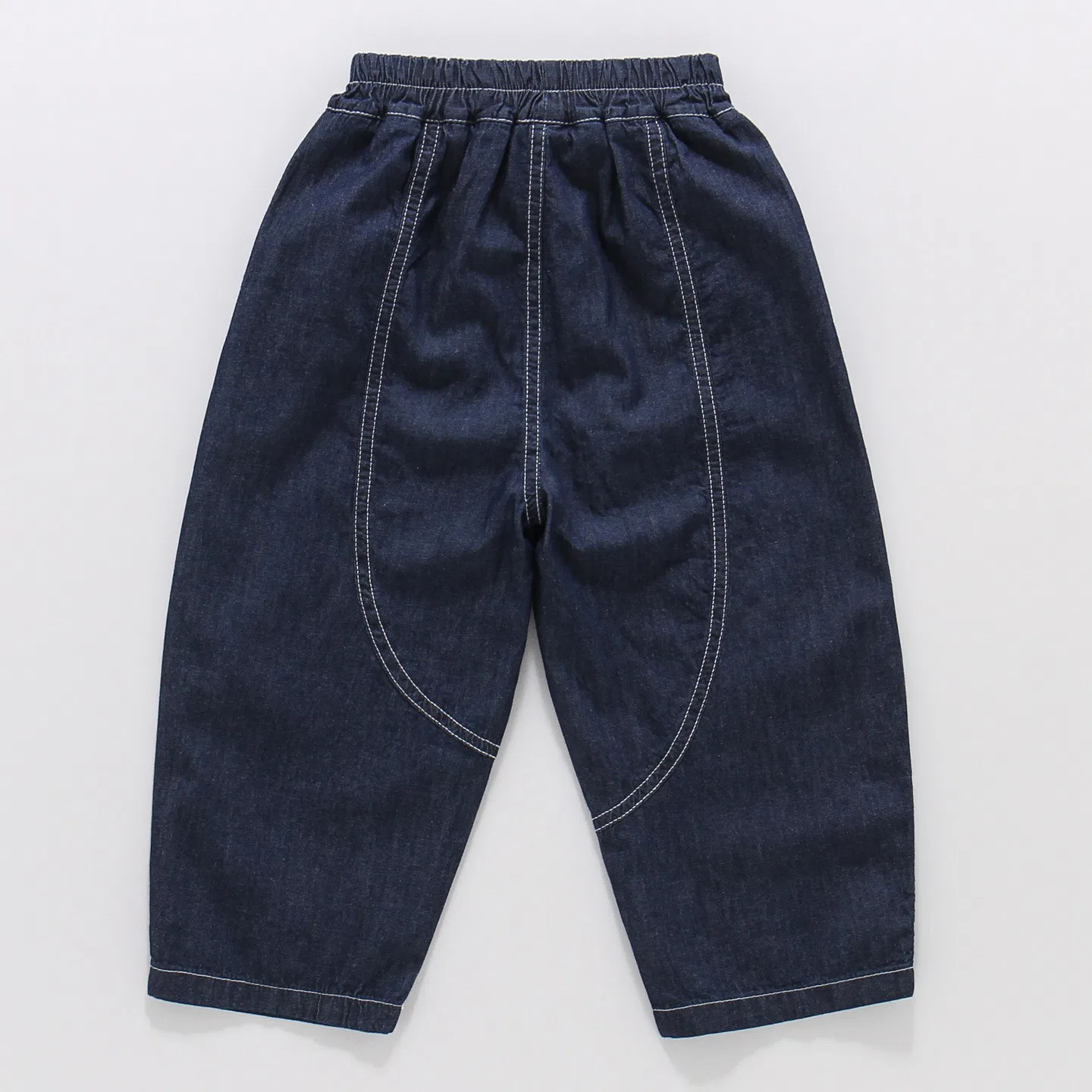 Детские джинсы для девочек с принтом Navy Blue YALU — фото 4