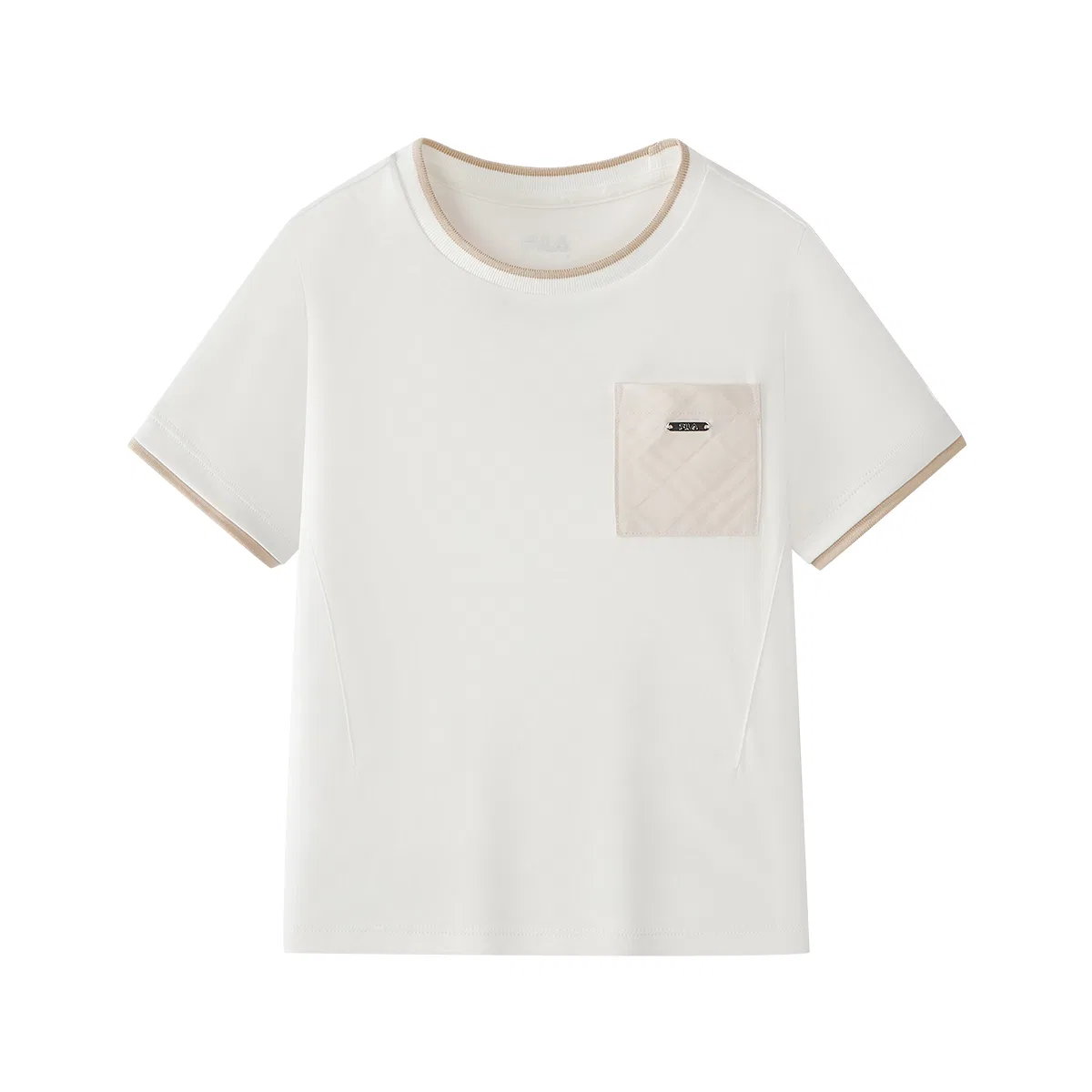 Детская футболка хлопковая FILA KIDS, Cloud White