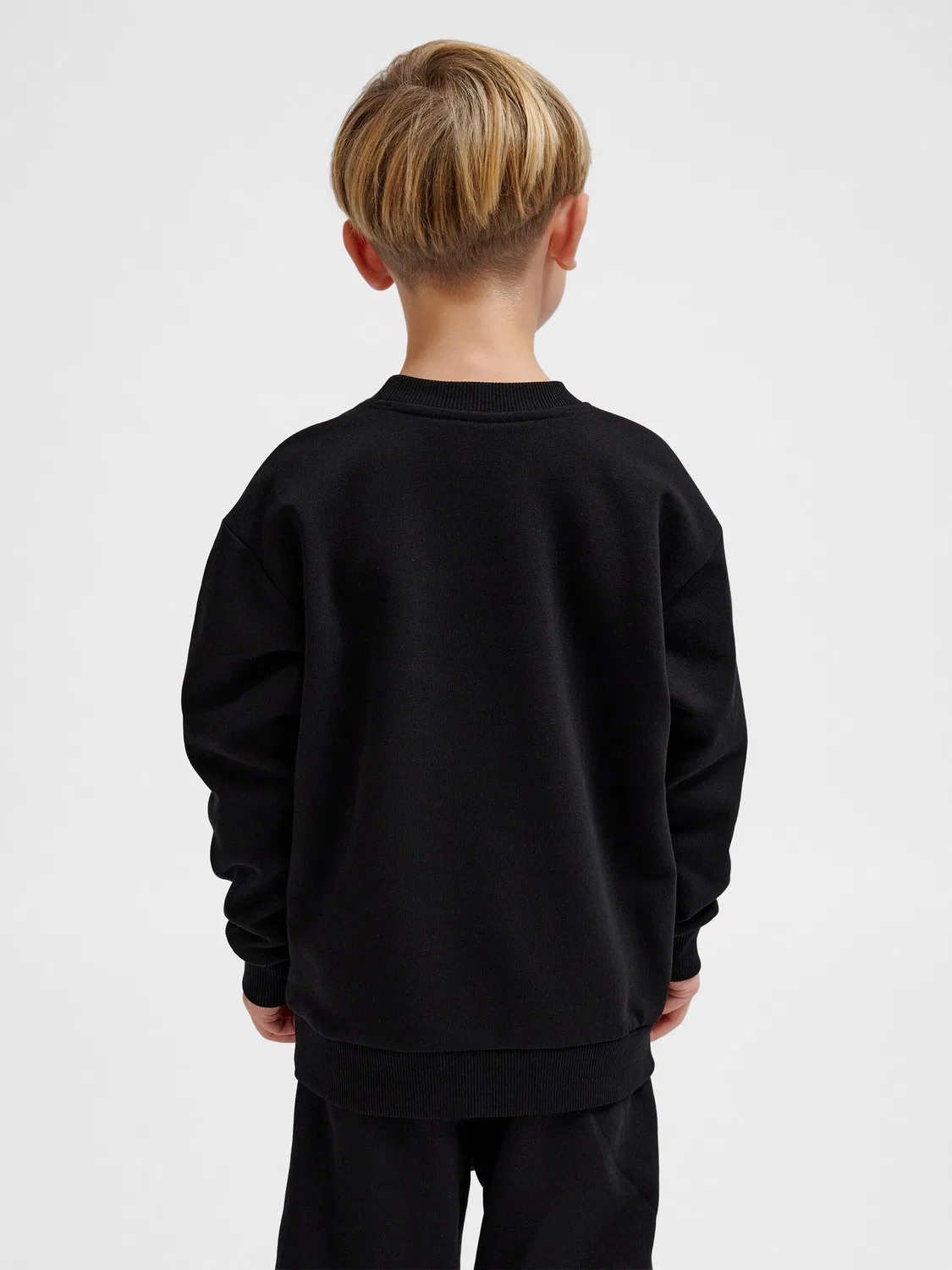 Детское свободное худи с вышивкой Hmljr Loose Hummel, Schwarz — фото 4