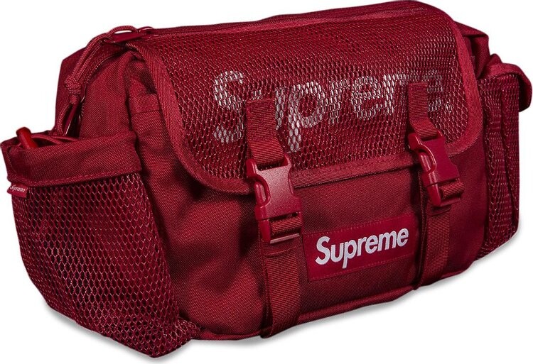 

Сумка Supreme Waist Bag Dark Red, красный