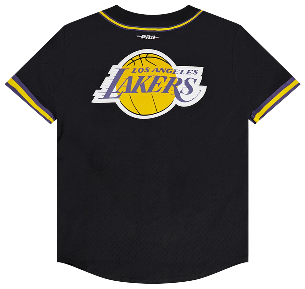 Сетчатая рубашка на пуговицах Pro Standard Los Angeles Lakers, черный/фиолетовый — фото 2