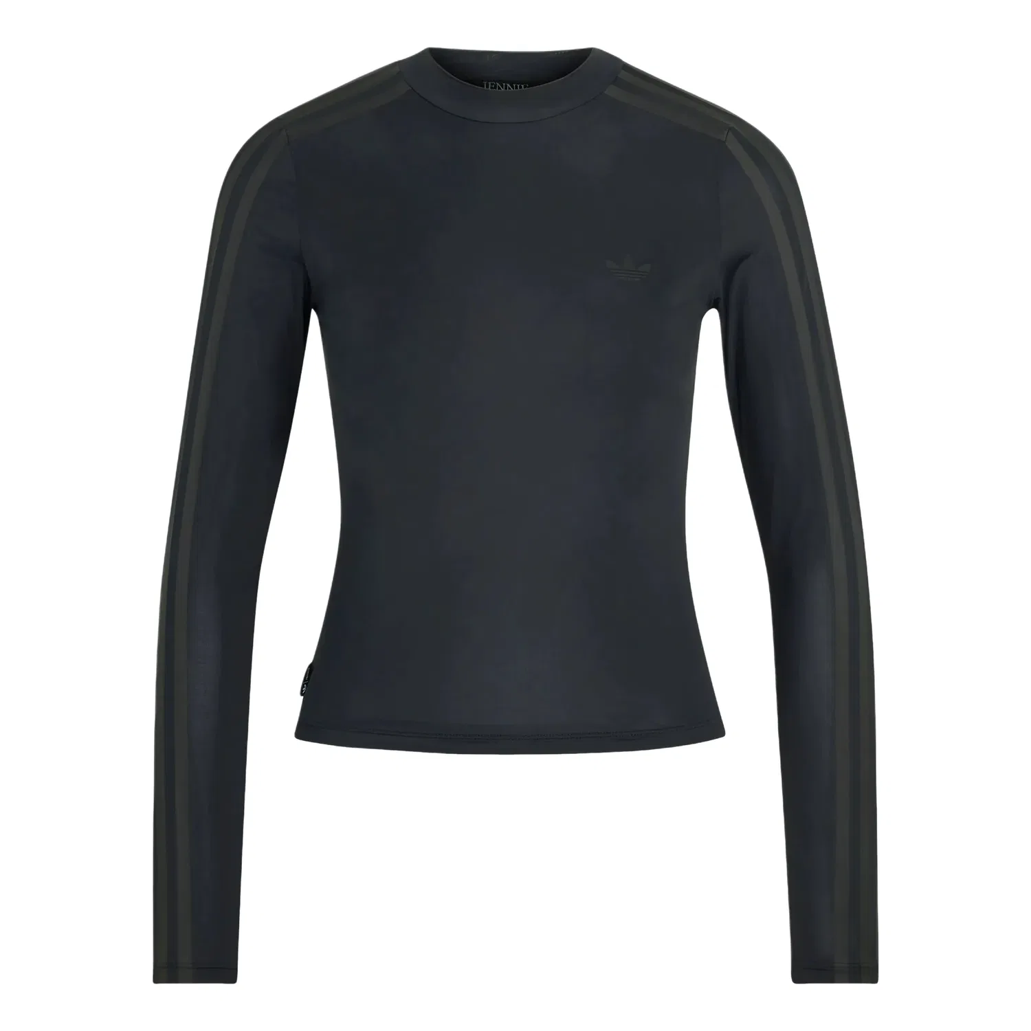Женская футболка Jennie Sheer Long Sleeve T-Shirt Asia Sizing 'Black' adidas, черный