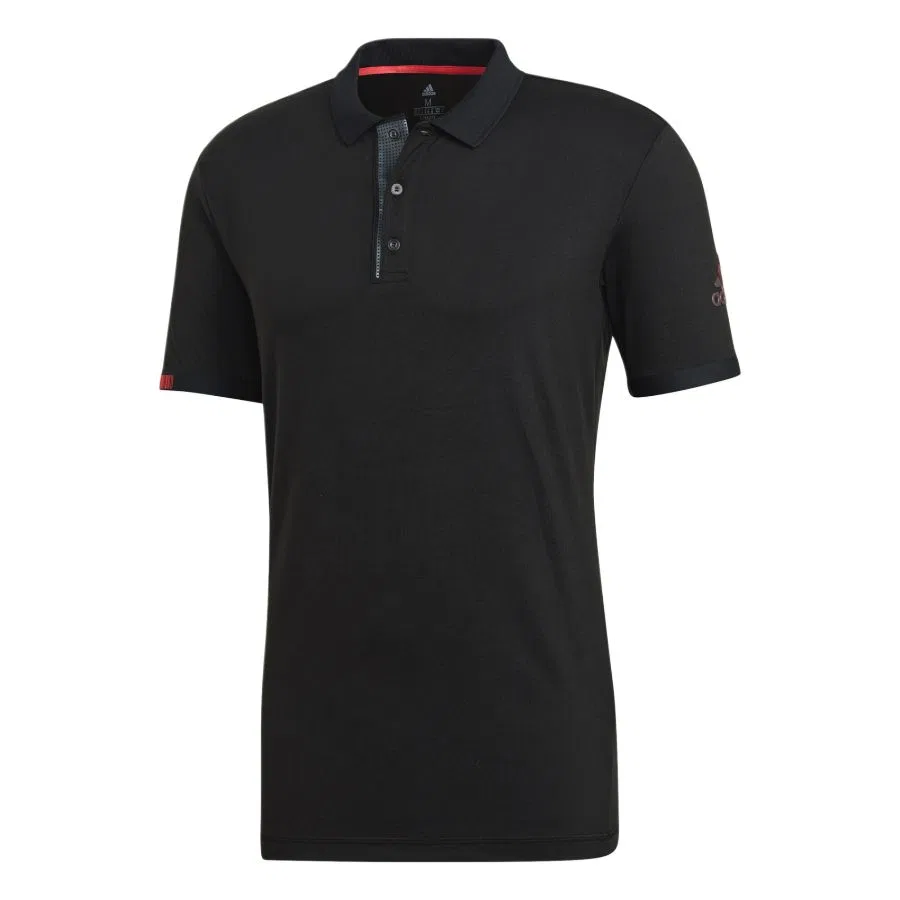 Мужская футболка-поло с коротким рукавом Adidas, Black