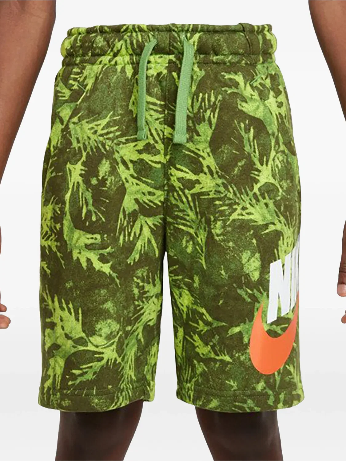 Шорты с логотипом Nike Kids, зеленый — фото 2