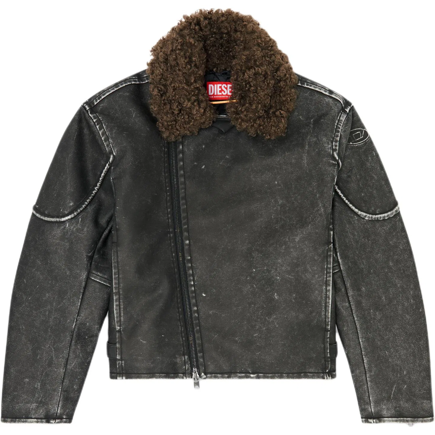 Мужская куртка с лацканами Dark Gray DIESEL