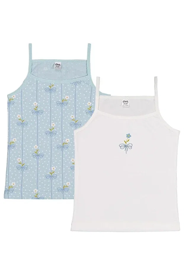 Детский комплект маек для девочек без рукавов Civil Girls, Standard — фото 2