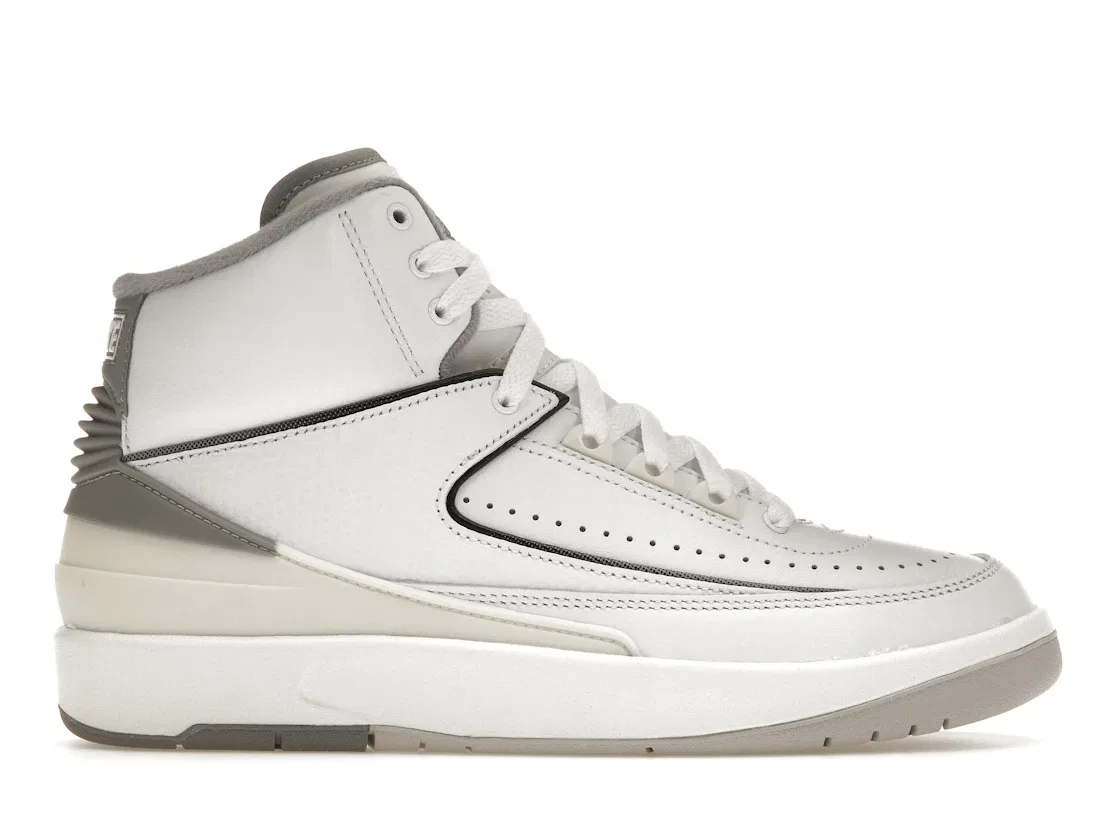 Детские кроссовки Lifestyle Jordan 2 Retro Jordan, White/Cement Grey/Sail/Black