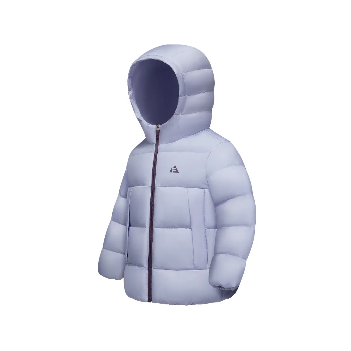 Детский пуховик с капюшоном на молнии FILA KIDS, Morning Glory Purple