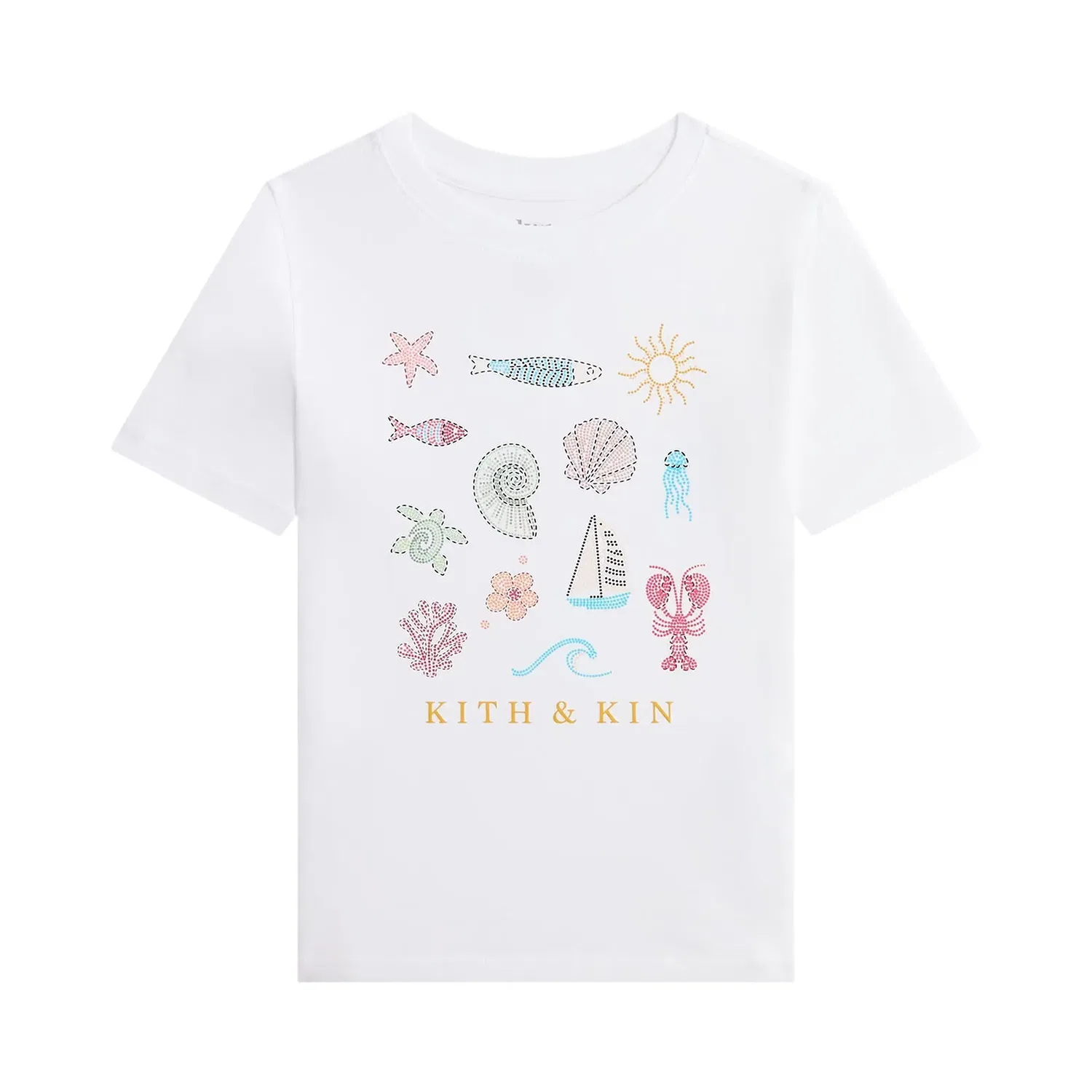 Футболка Kith Kith & Kin Beach Tee, белый