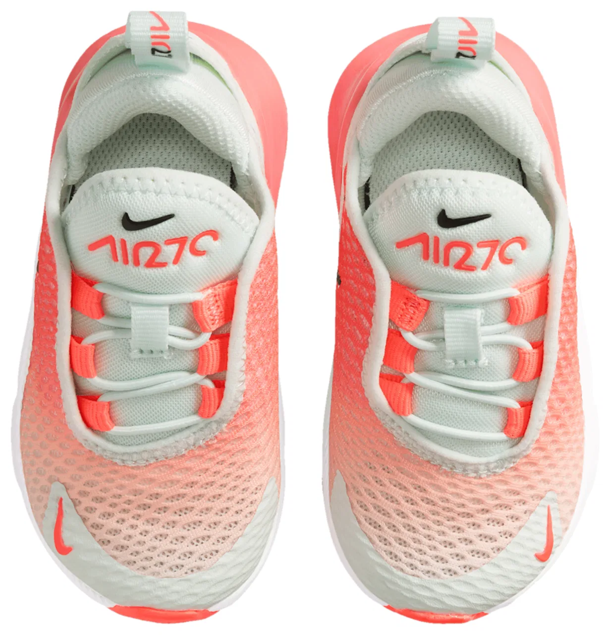 Кроссовки для девочек Air Max 270 RT Nike, цвет Barely Green/Black/Hot Lava — фото 4