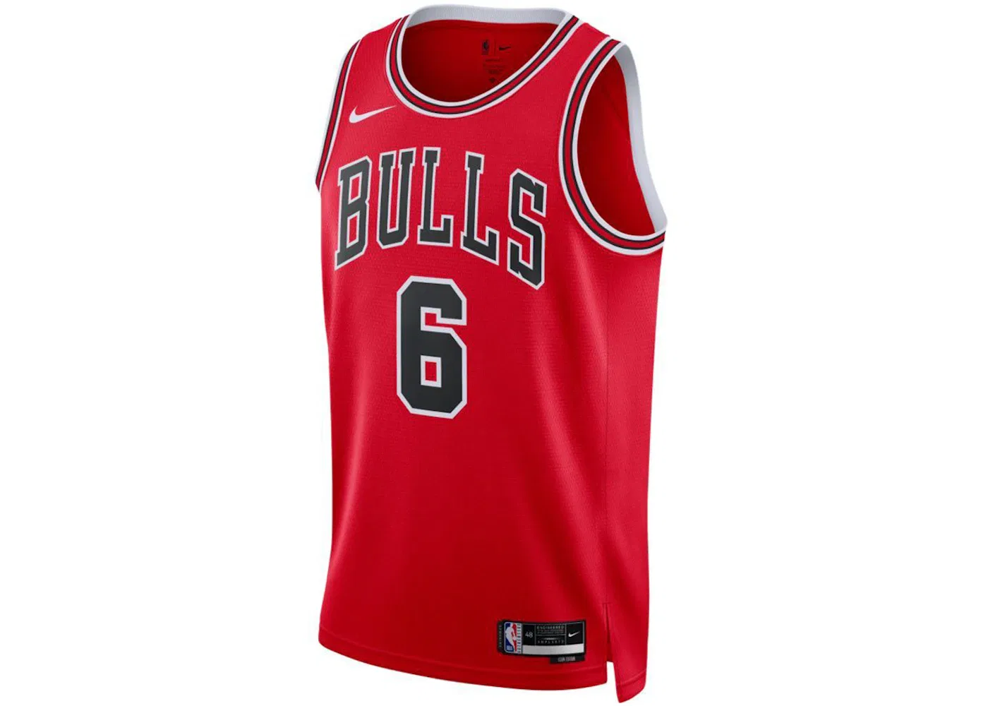 Мужская джерси с логотипом Nike Alex Caruso Chicago Bulls NBA Dri-Fit, Red