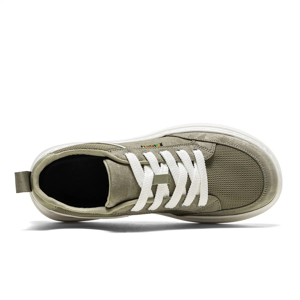 Детские кроссовки для скейтбординга VENICEW, Olive Green — фото 4
