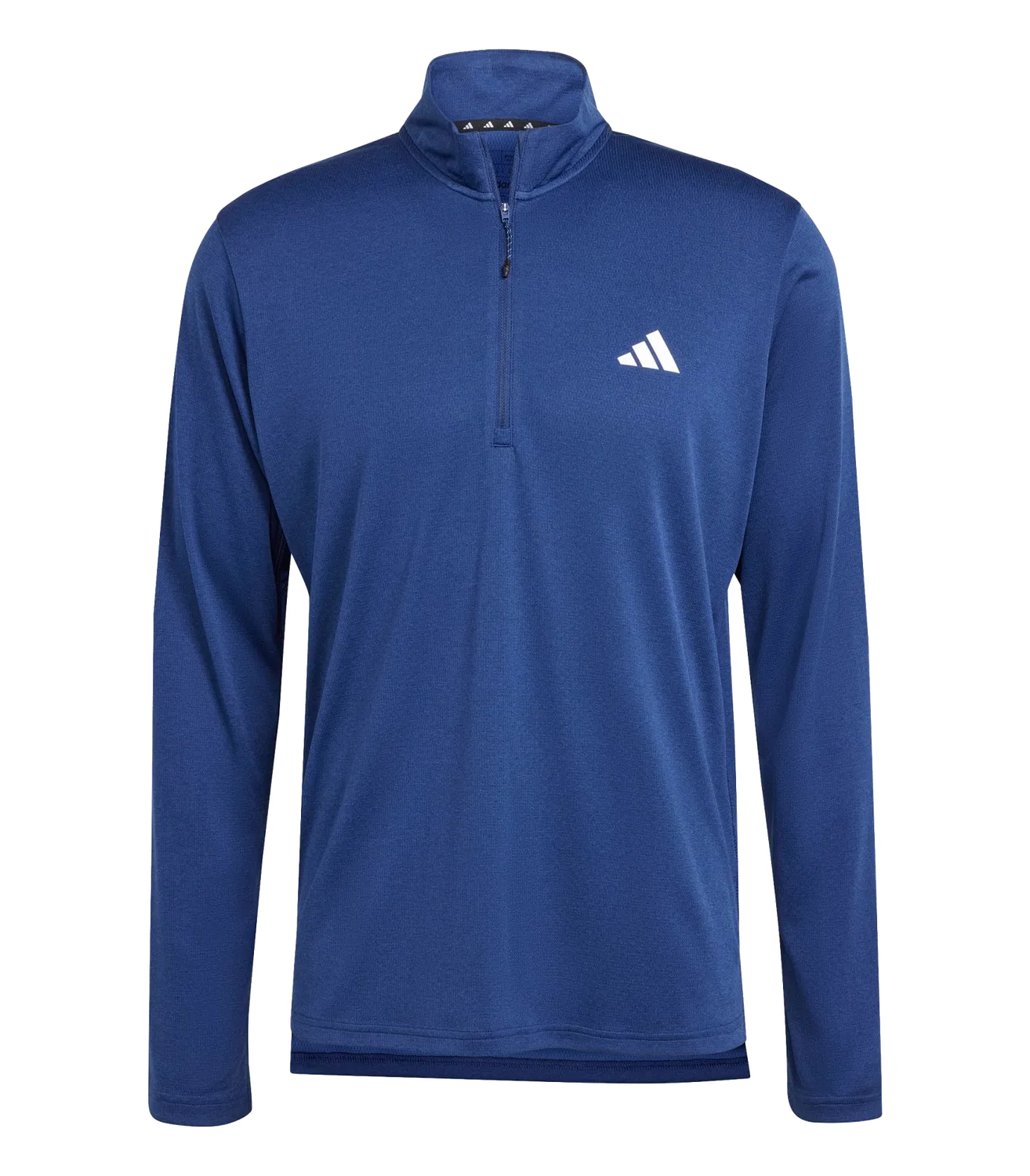 Мужская спортивная футболка с полузастежкой Adidas, синий