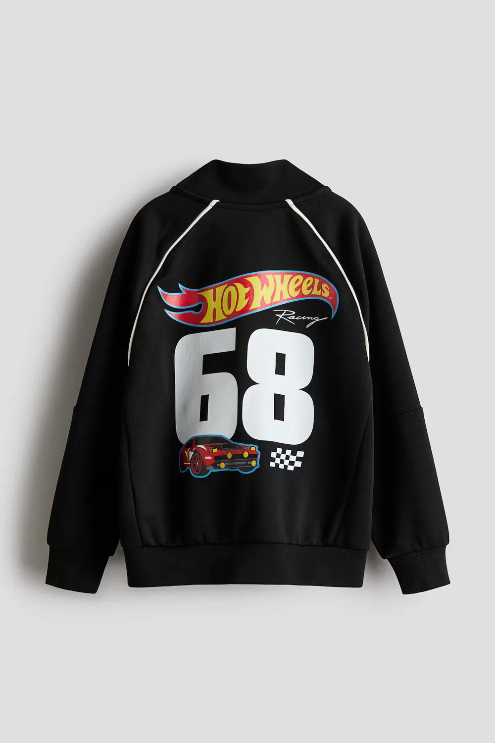 Куртка спортивного костюма с принтом H&M, Schwarz/Hot Wheels — фото 2