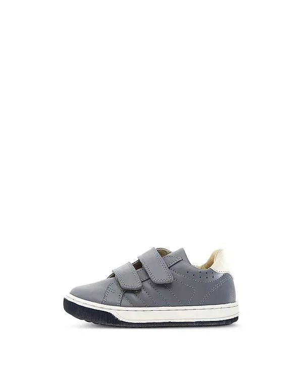 Детские кроссовки для мальчиков кожаные Nume Vl Sneakers Naturino, Celeste/White — фото 4