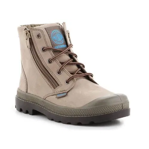 Детские водонепроницаемые ботинки Pampa HI Lea Gusset Palladium, Beige — фото 2