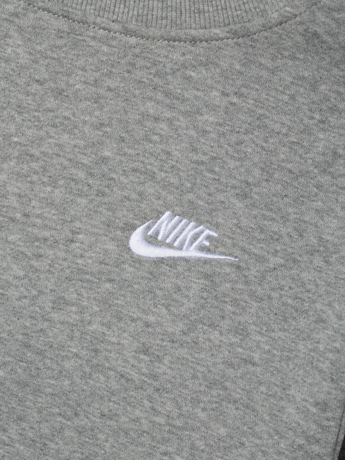 Детский свитшот стандартного кроя Nike, серый — фото 3