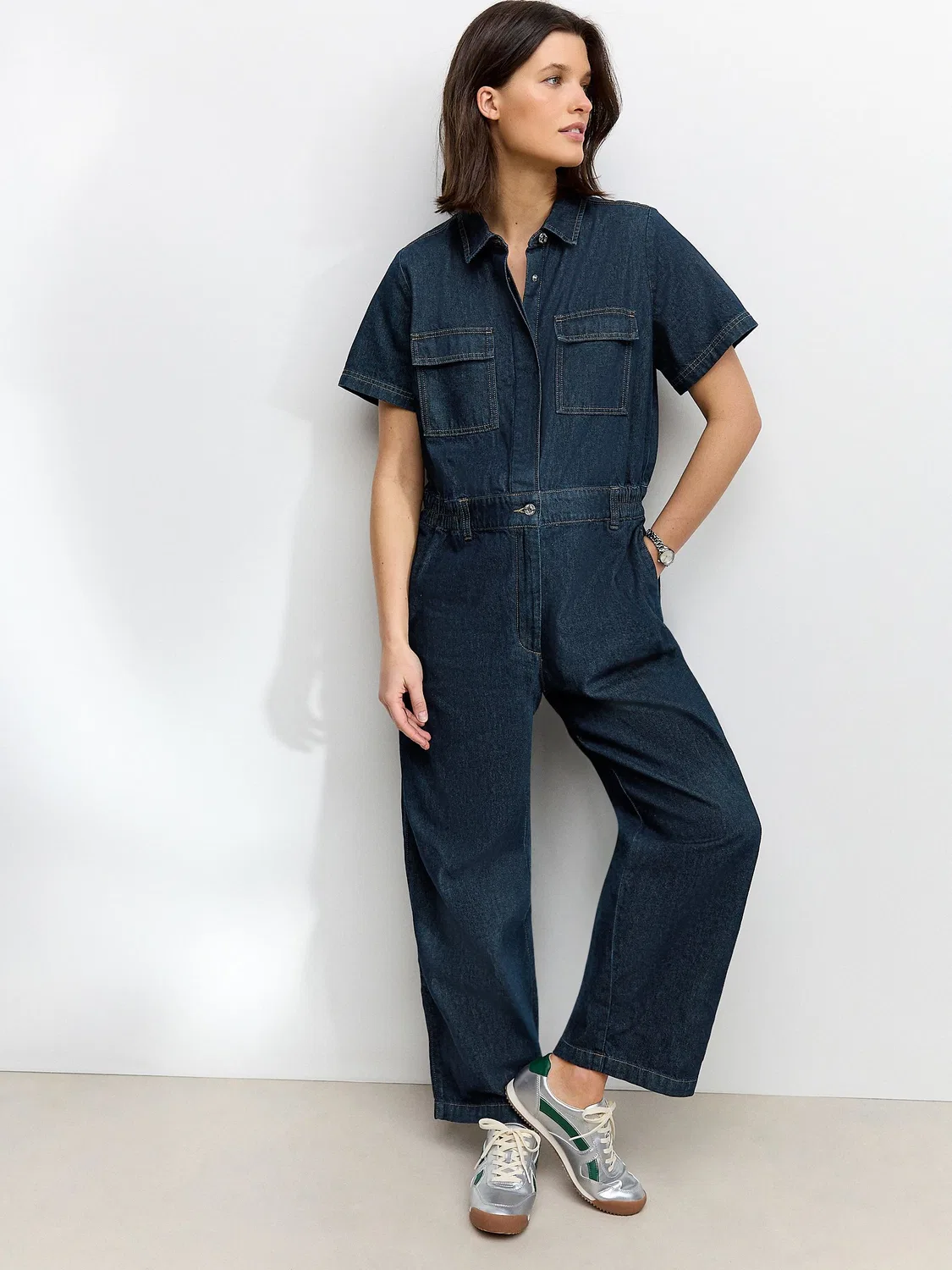 Комбинезон денимовый для беременных, Indigo Blue Next