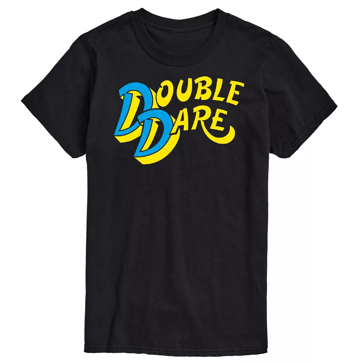 

Футболка Big & Tall Double Dare I Dare You с графическим рисунком License, черный