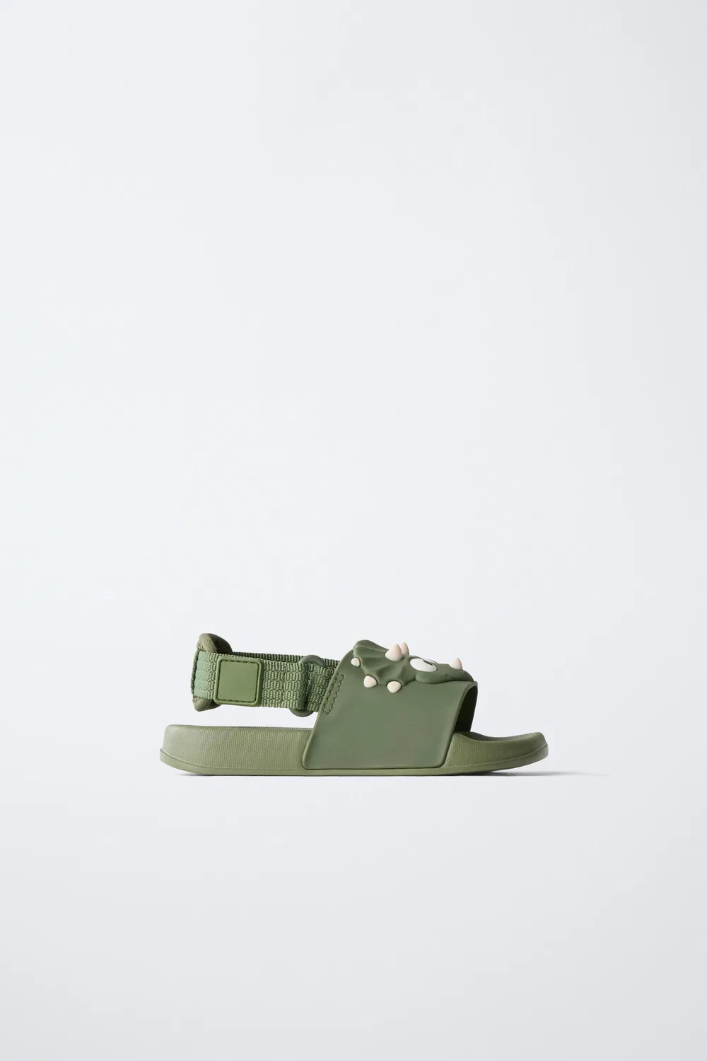 Сандалии-слайды «Дино» ZARA, Green