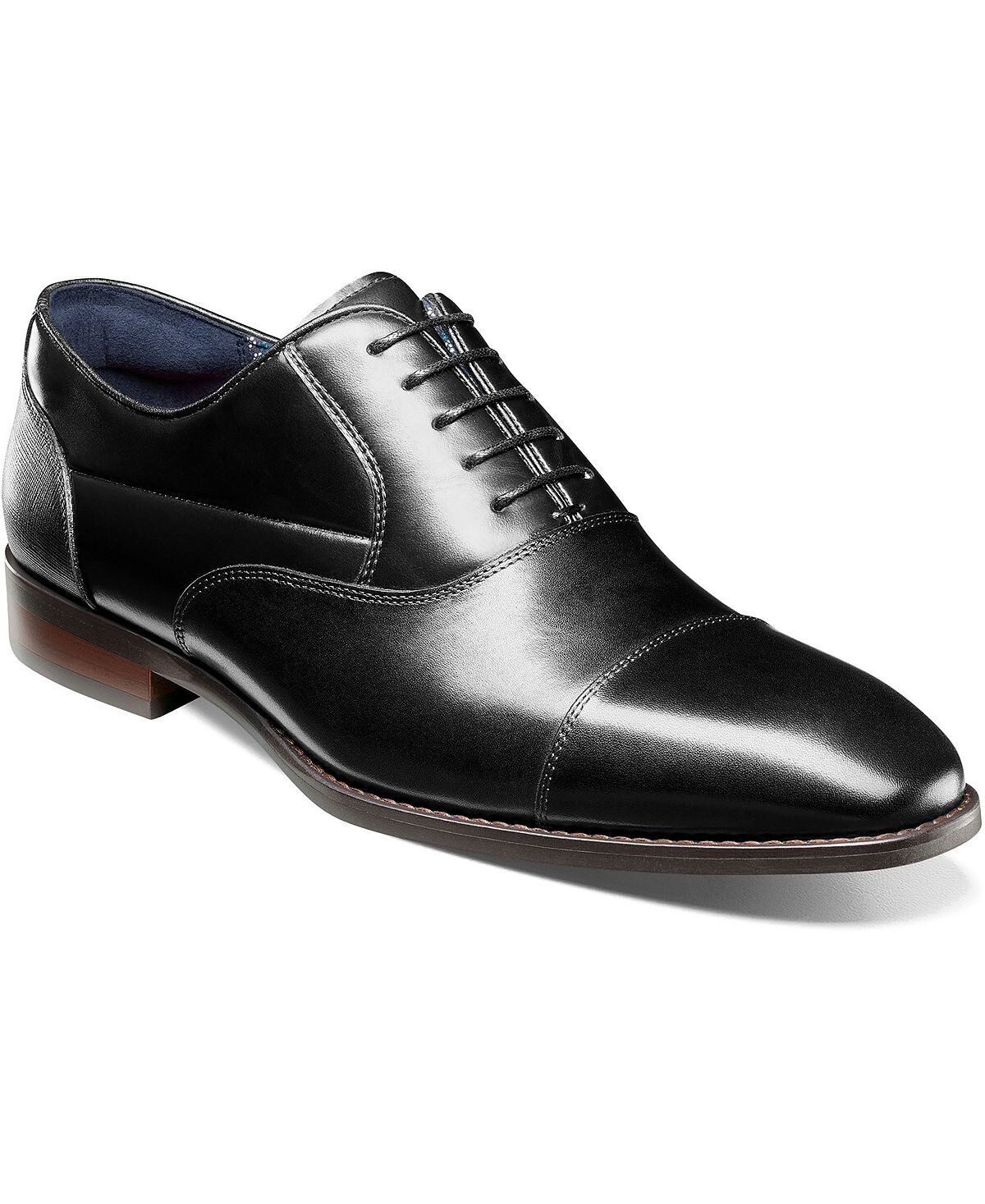 Мужские классические оксфорды kallum cap-toe Stacy Adams, черный — фото 4