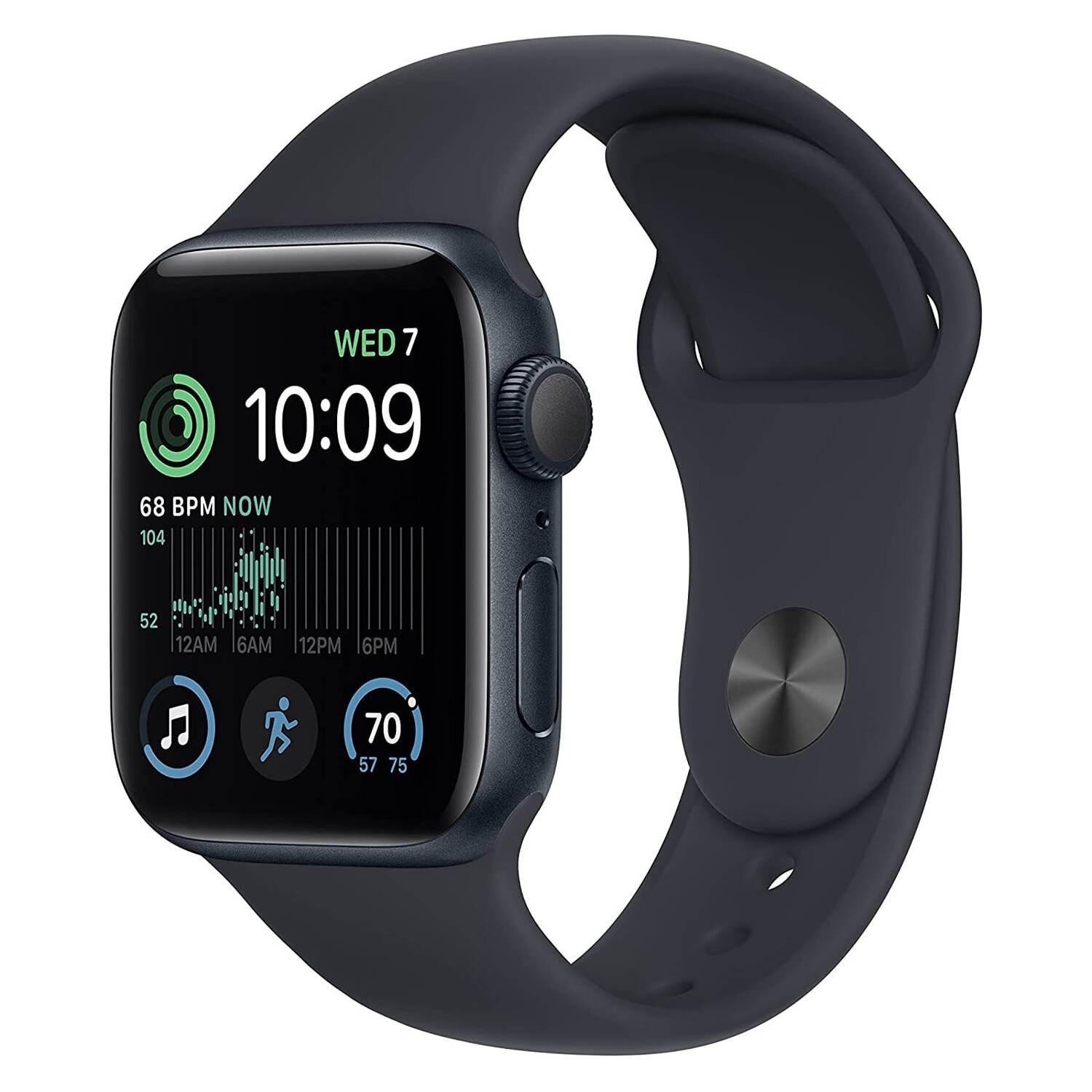 

Умные часы Apple Watch Series SE Gen 2 (GPS), 40 мм, Midnight Aluminum Case/Midnight Sport Band - S/M, Черный, Умные часы Apple Watch Series SE Gen 2 (GPS), 40 мм, Midnight Aluminum Case/Midnight Sport Band - S/M