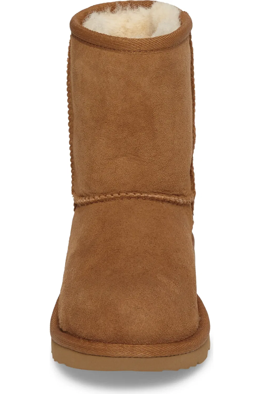 Детские ботинки зимние Classic Short II UGG, Chestnut Brown — фото 4