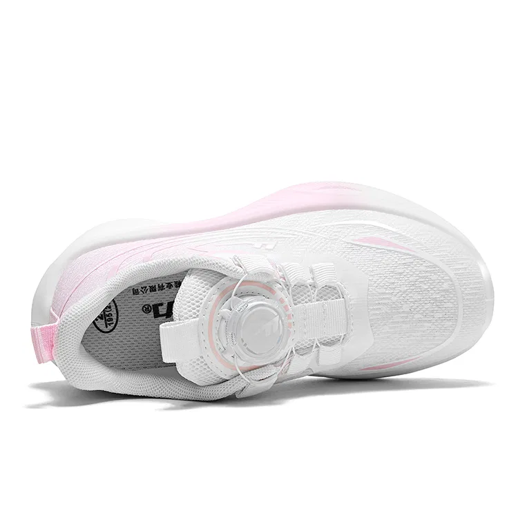 Детские кеды с принтом Low top Casual Shoes Pink WARRIOR — фото 4