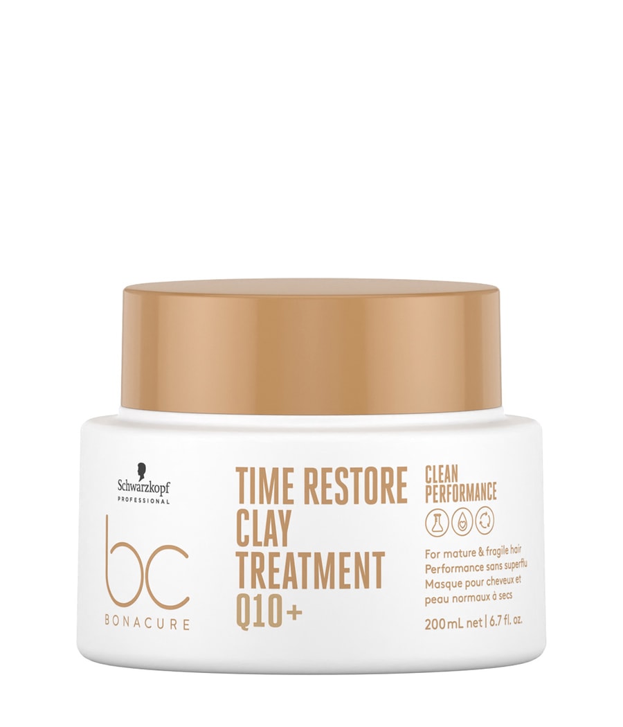 

Маска для волос Schwarzkopf Professional BC Bonacure Time Restore Clay Treatment Q10+, 200 ml