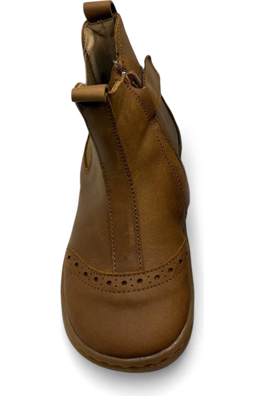 Детские ботинки челси barefoot Logan Young Soles, Tan — фото 4