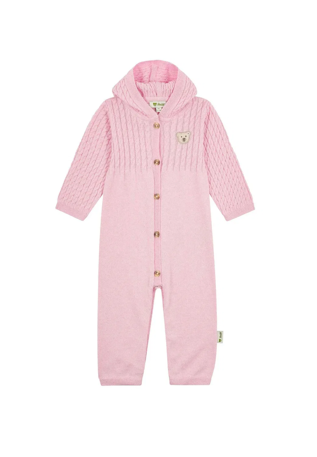 Strampler langarm baby wellness унисекс - комбинезон Steiff, Pink Lady Melange