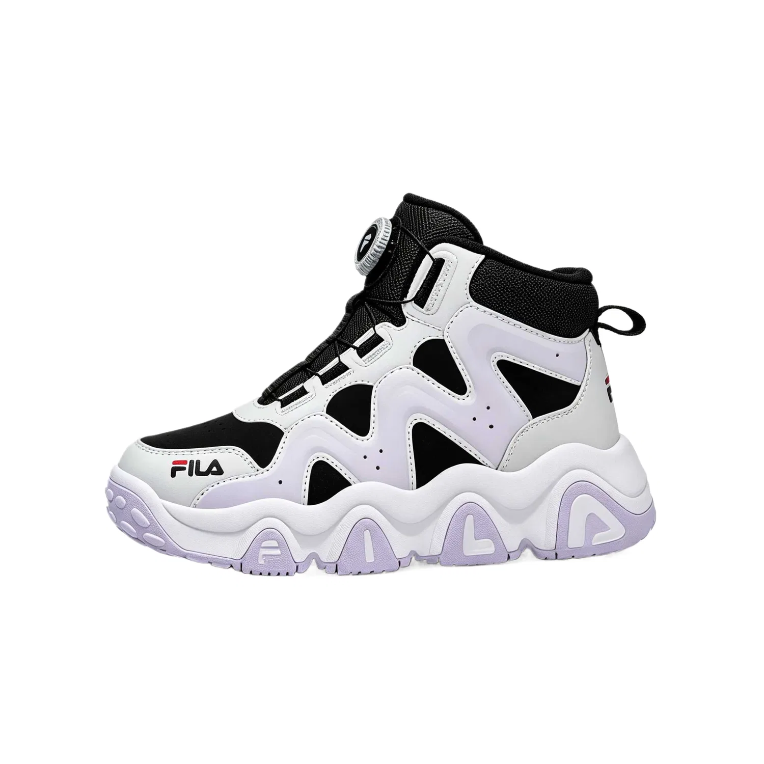 Детские утепленные кроссовки FILA KIDS JAGGER 2, Black/Heather Purple