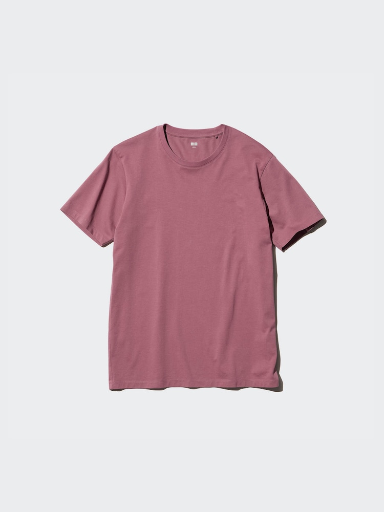 

Футболка с круглым вырезом из 100% хлопка supima Uniqlo, цвет 18 красный