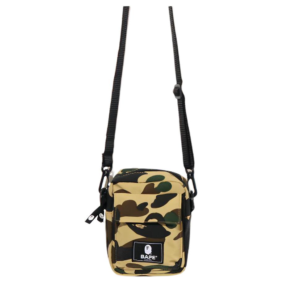 

Полиэстеровая сумка через плечо, кроссбоди унисекс светлый камуфляж A BATHING APE