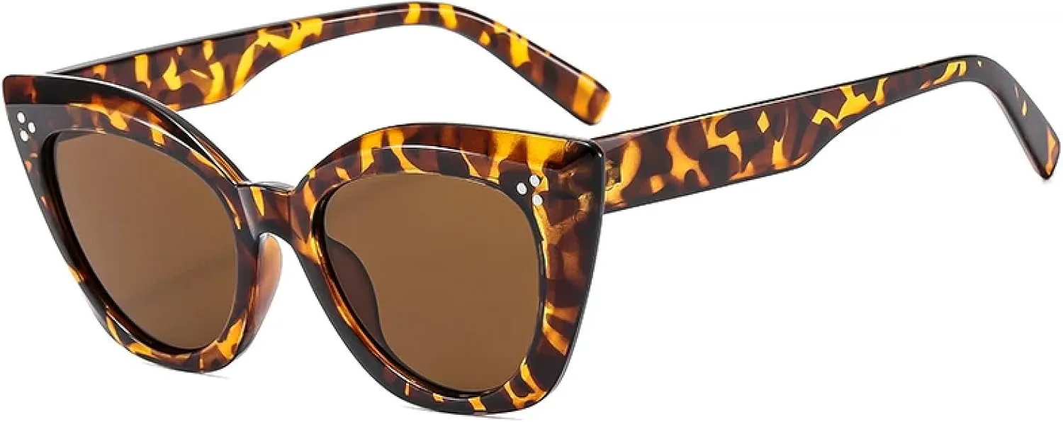 

Солнцезащитные очки с защитой от УФ-излучения UV400 | Легкая оправа | Для женщин и мужчин | Для занятий спортом на открытом воздухе и вождения DSVIGF, Leopard