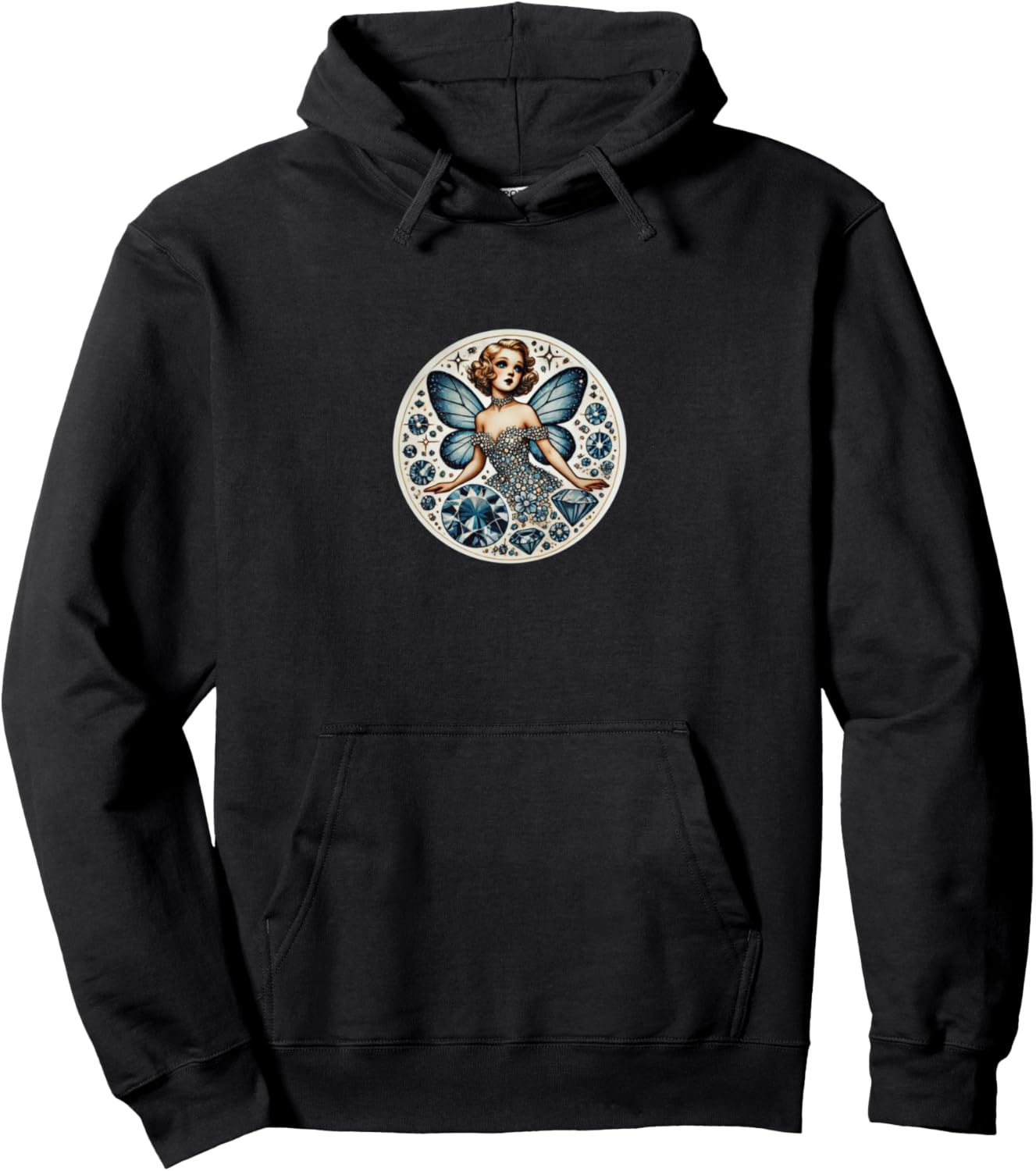 

Худи Sapphire Fairy Blue Sapphire Fairy Art September Fairy Sapphires Lovers Snugg, черный