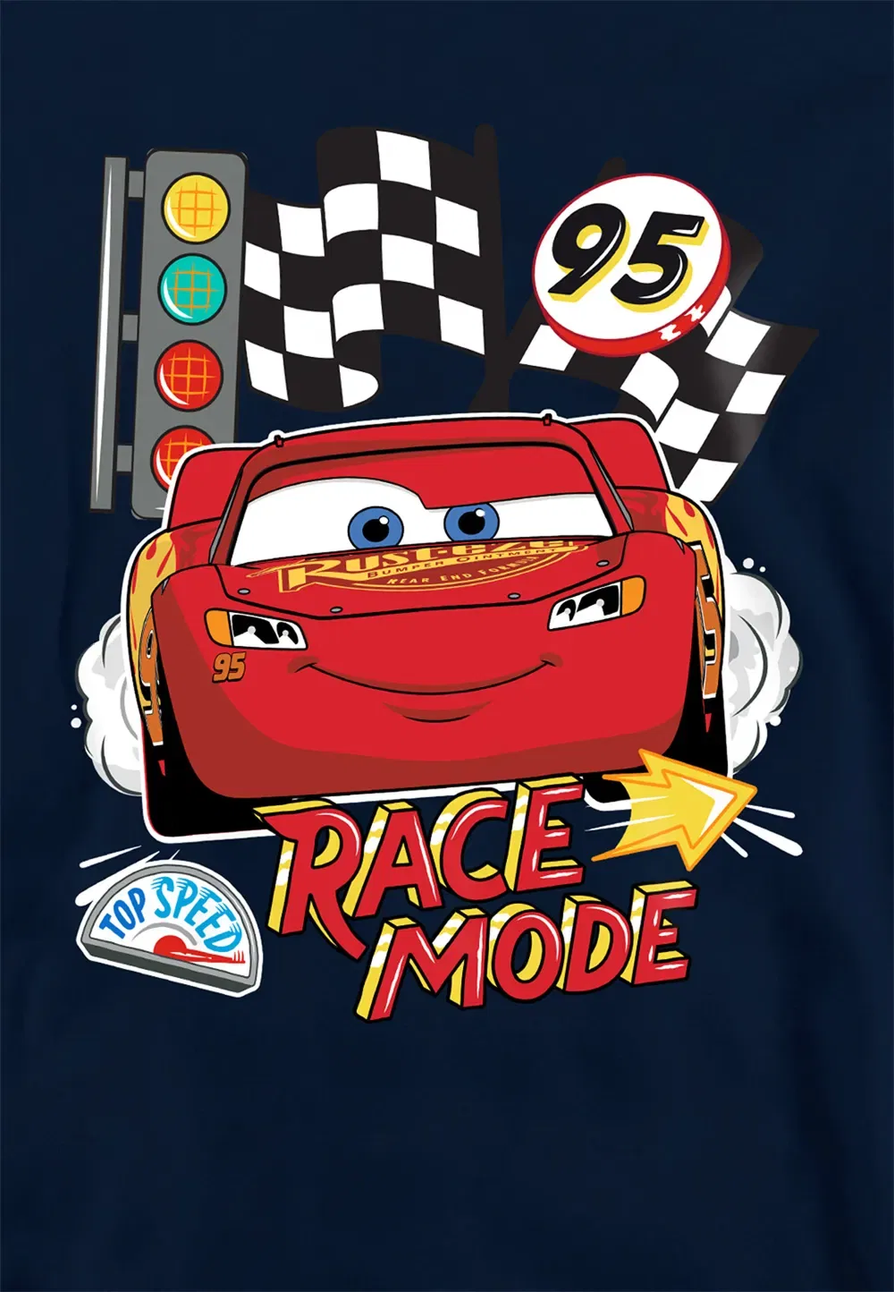 Детская худи Disney Race Mode 95, темно-синий — фото 2