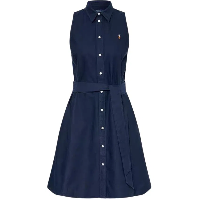 Женское платье без рукавов Polo Ralph Lauren Navy Blue