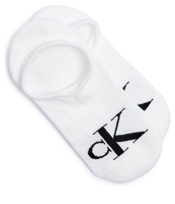 

Носки мужские Calvin Klein Jeans короткие с монограммой 2 пары, белый